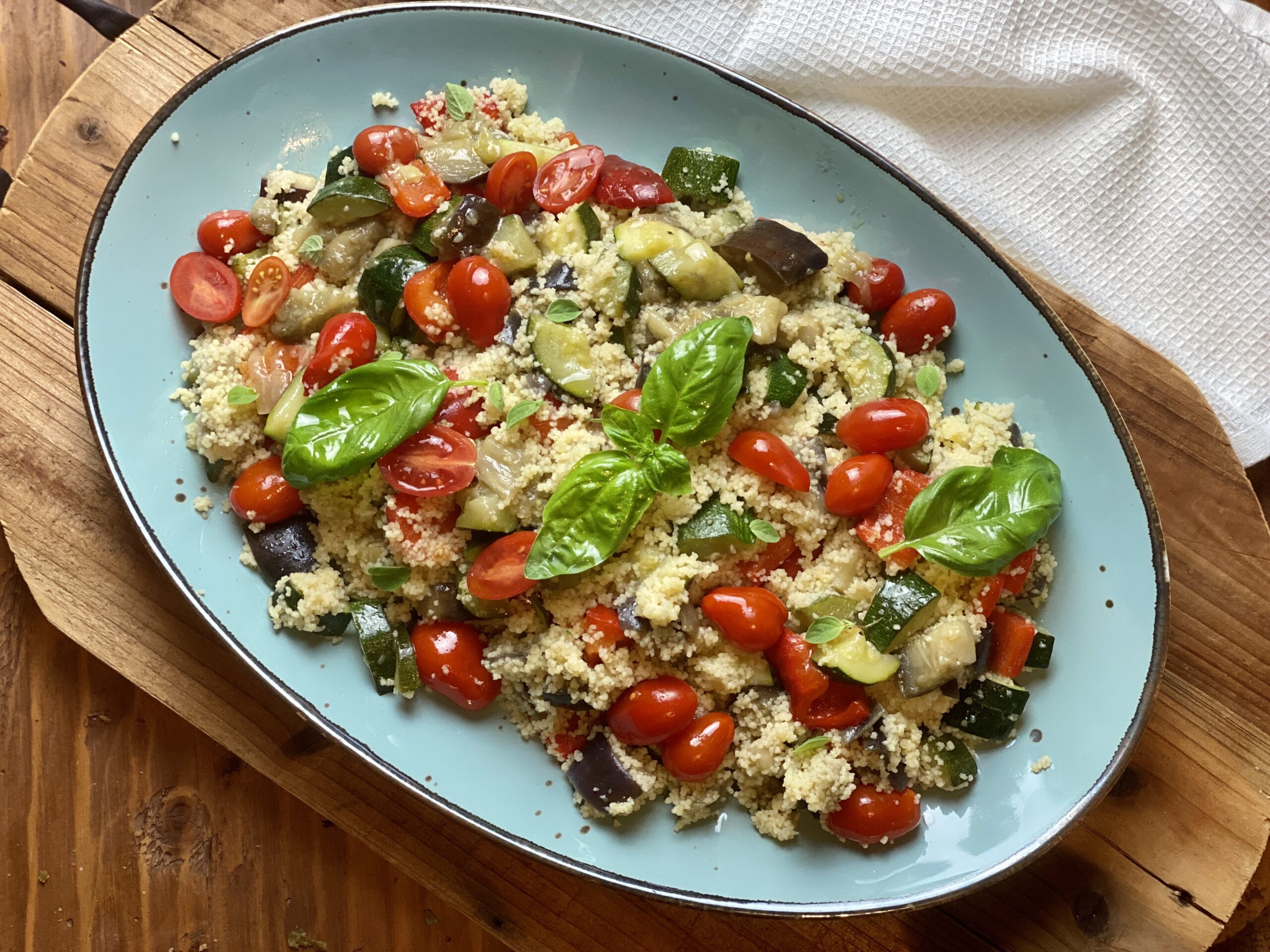 cous cous con verdure