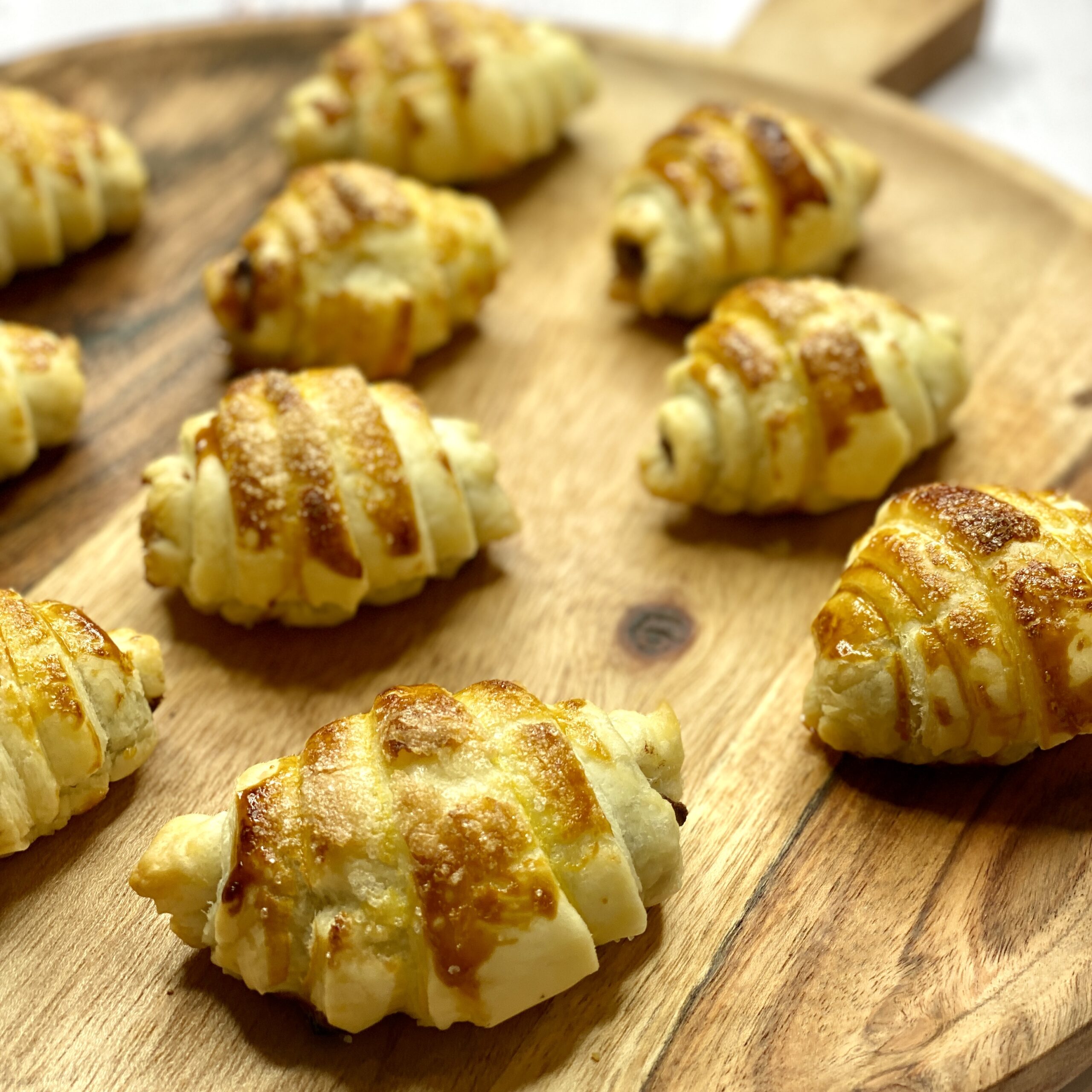croissant di sfoglia veloci con nutella