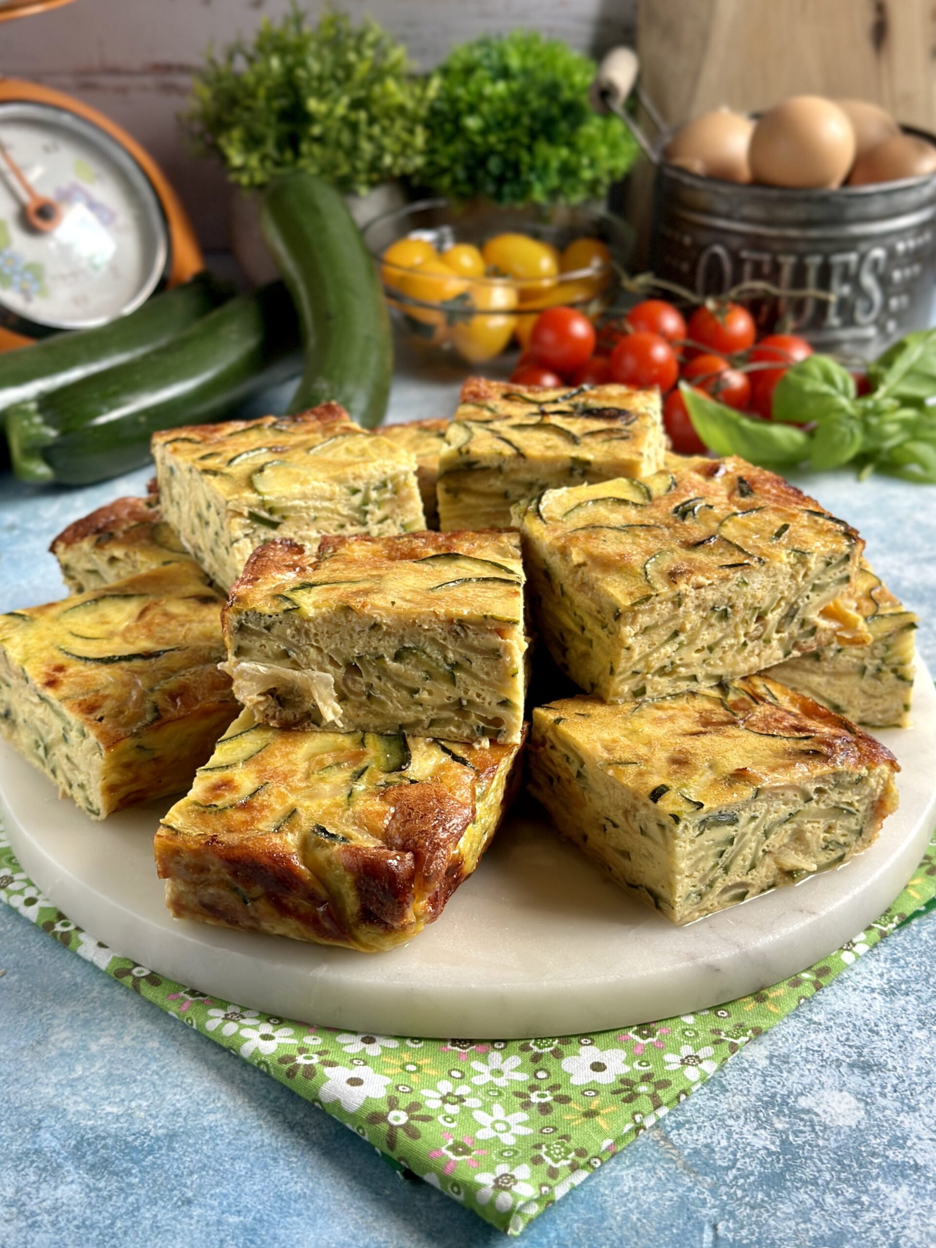 frittata al forno di zucchine