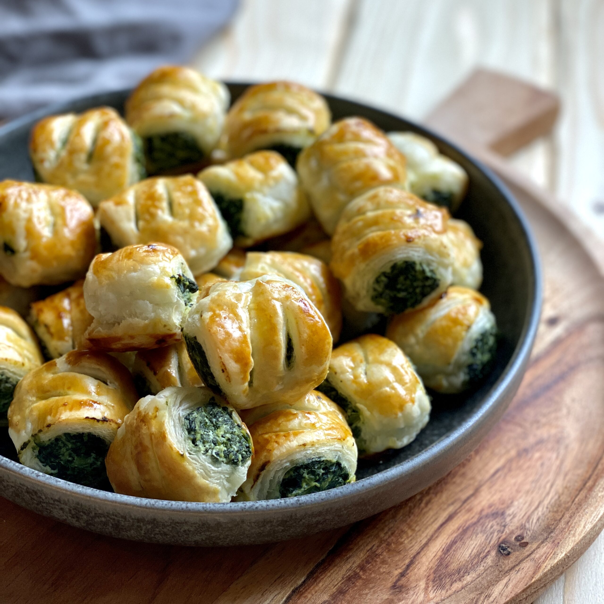 SALATINI DI SFGOGLIA CON SPINACI E RICOTTA
