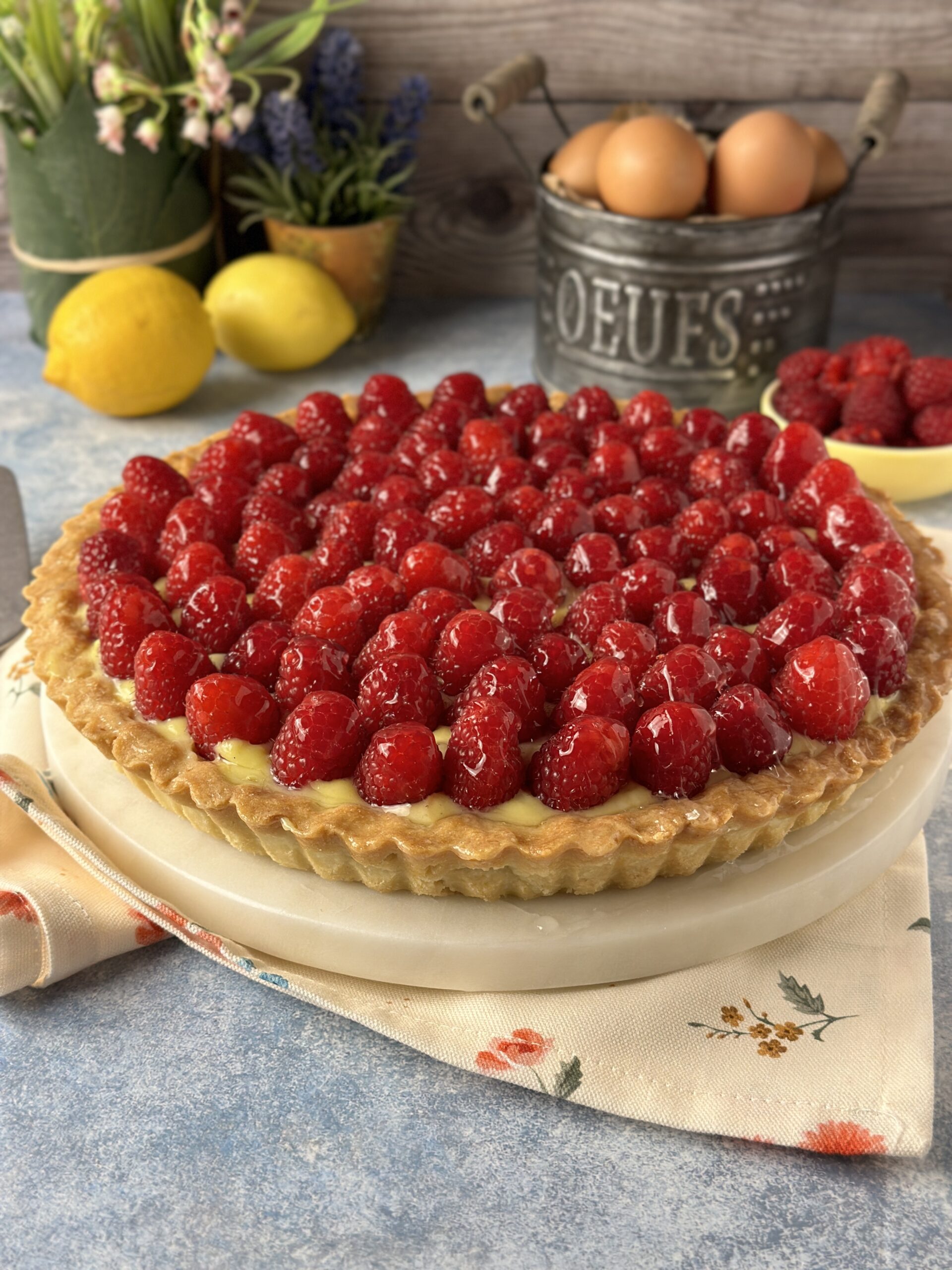 crostata ai lamponi