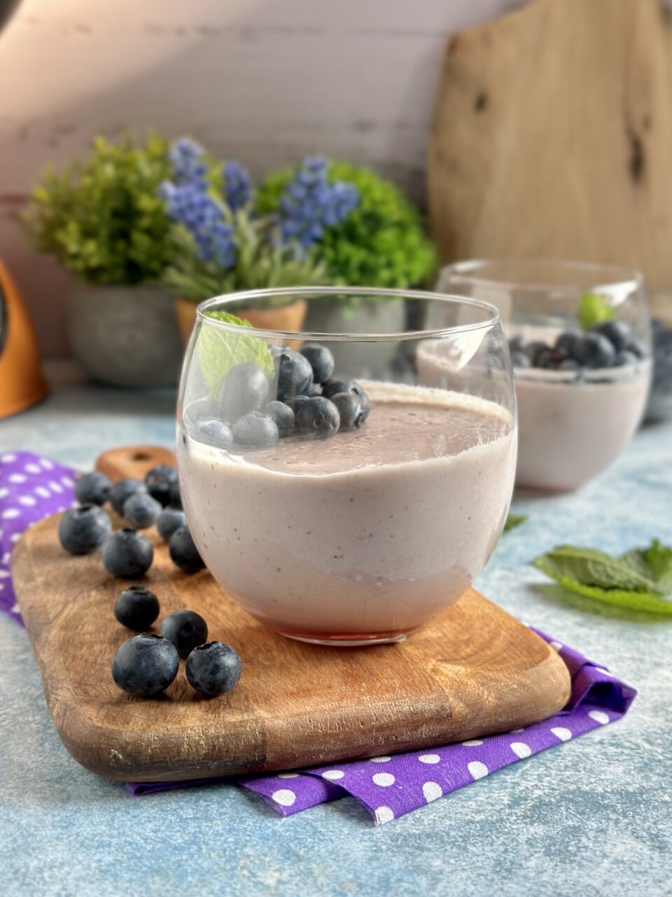 Panna cotta ai mirtilli