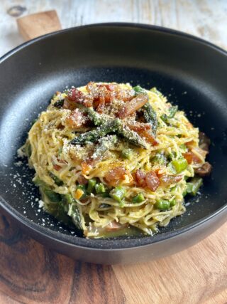 carbonara agli asparagi