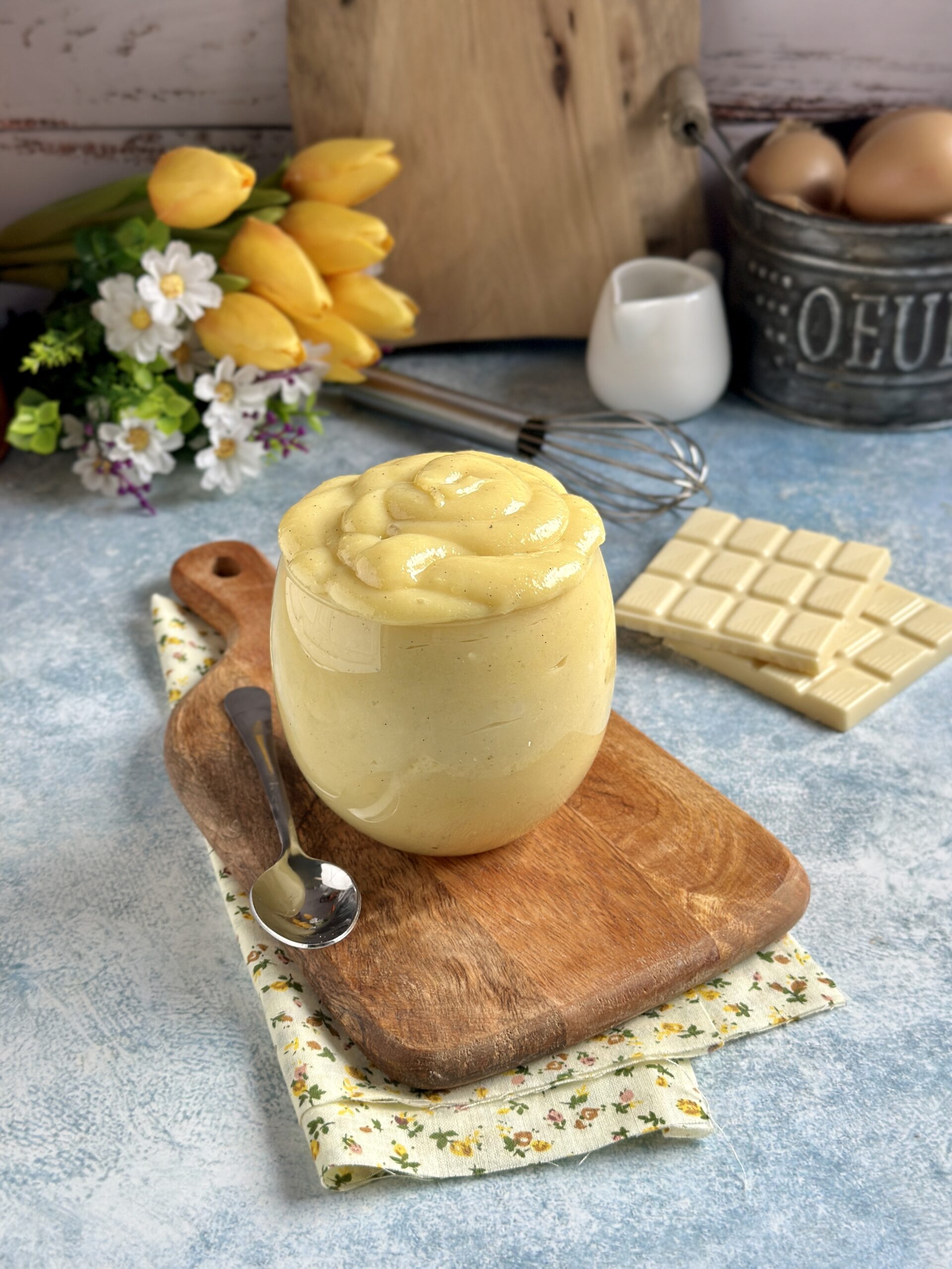 Crema pasticcera al cioccolato bianco