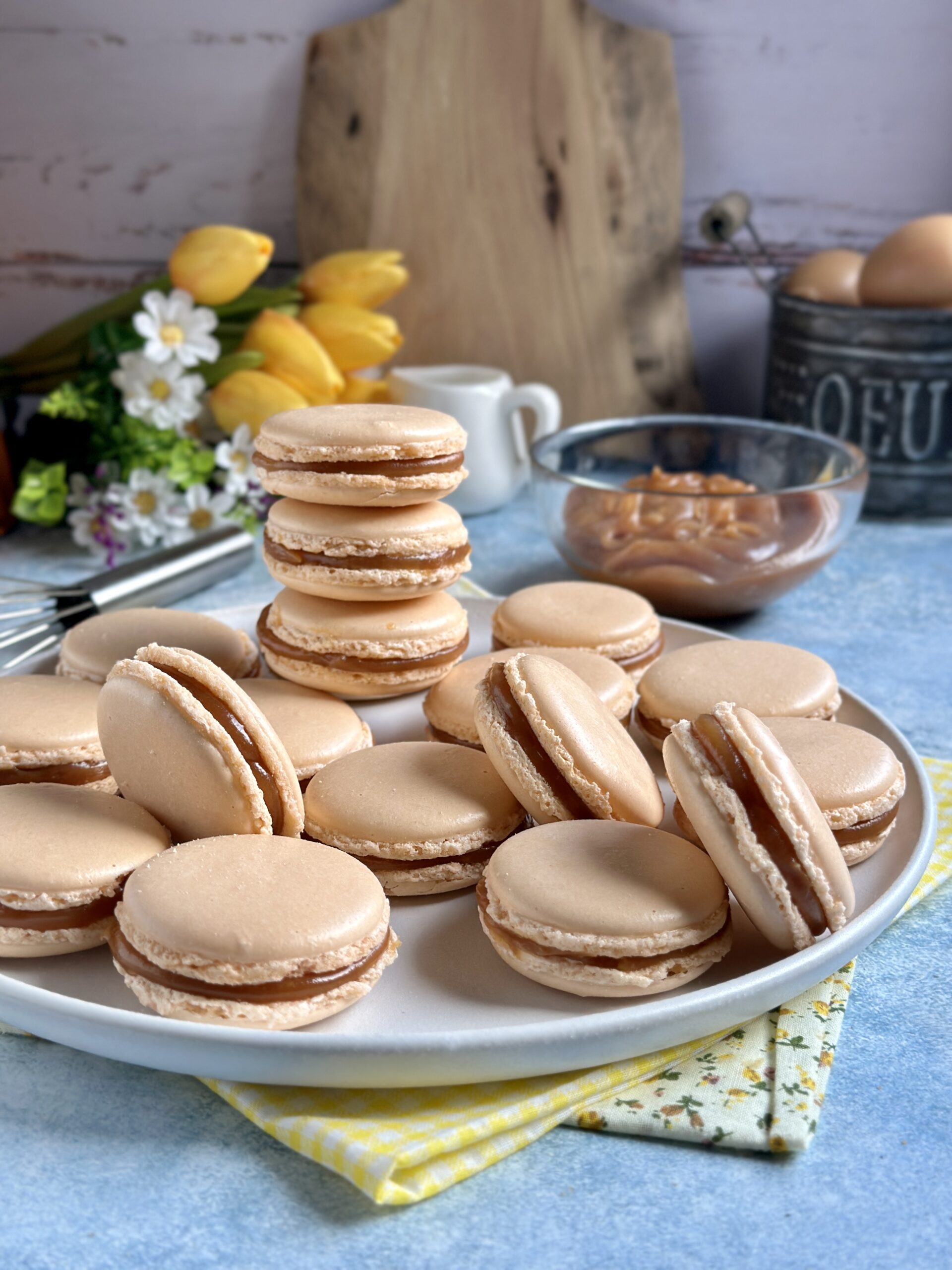 macarons al caramello salato