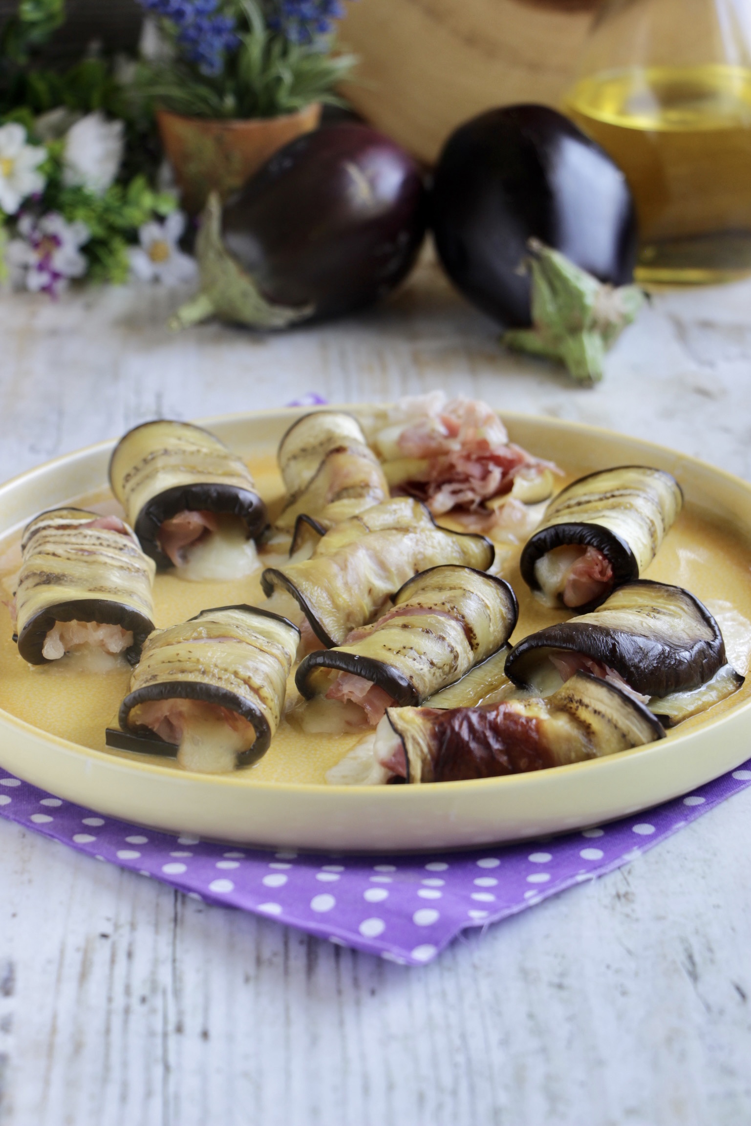Involtini di melanzane