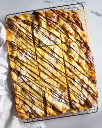 Frittata dolce al forno con Nutella