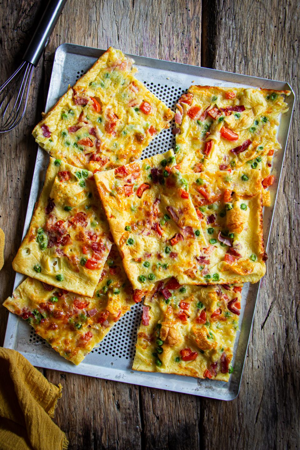 Frittata sottile al forno con verdure