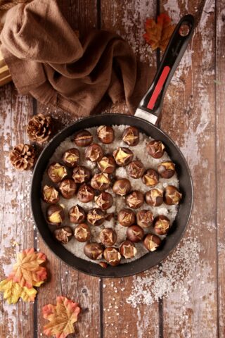 Castagne al sale