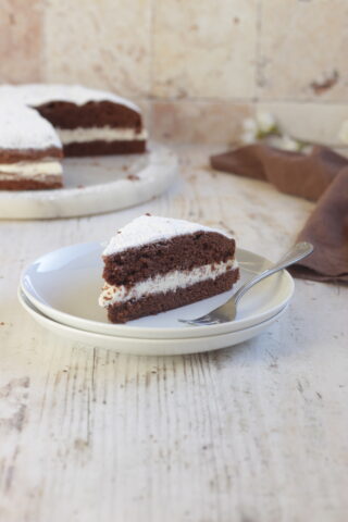 Torta paradiso al cacao