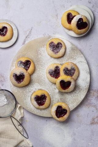 biscotti a cuore senza stampo