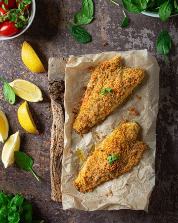 filetti di orata gratinati al forno