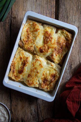 crespelle con salsiccia e provola