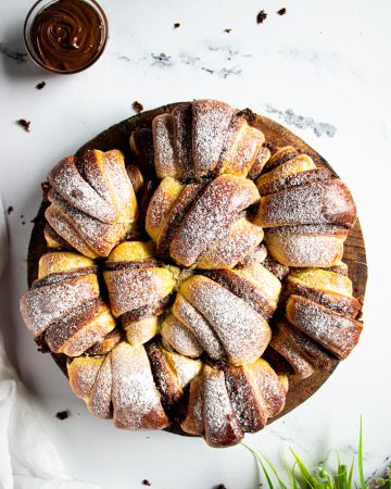 Torta Brioche Soffice con Nutella