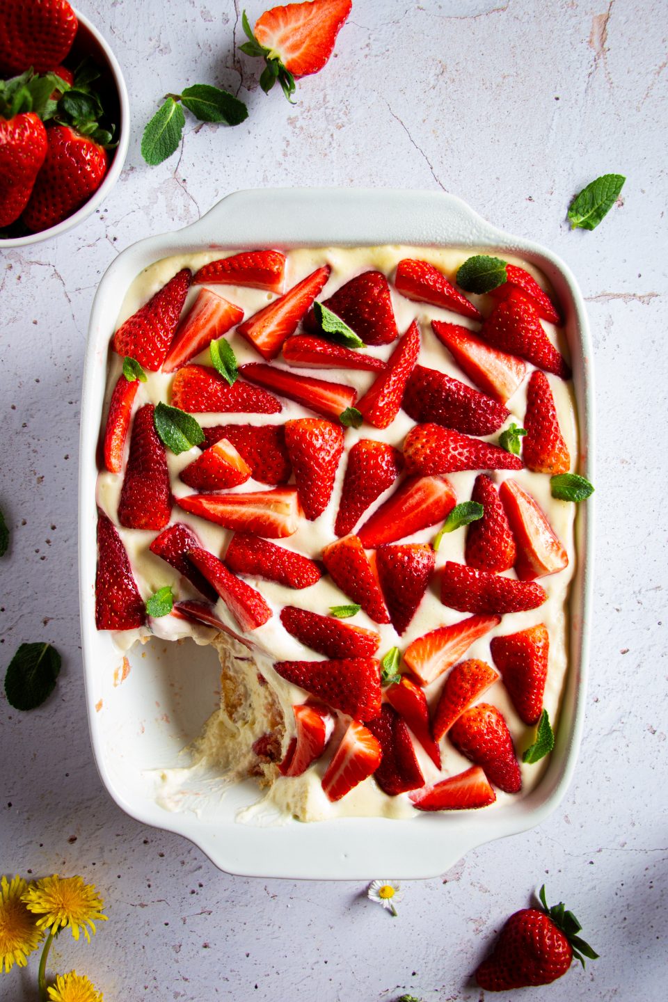Tiramisù alle fragole