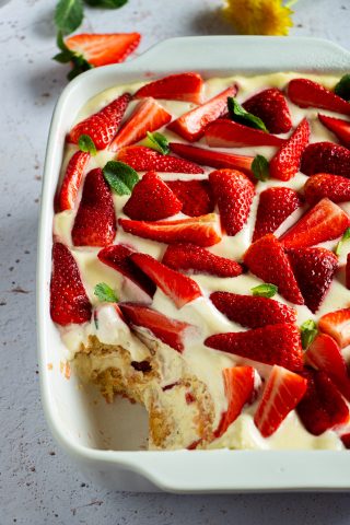 Tiramisù alle fragole