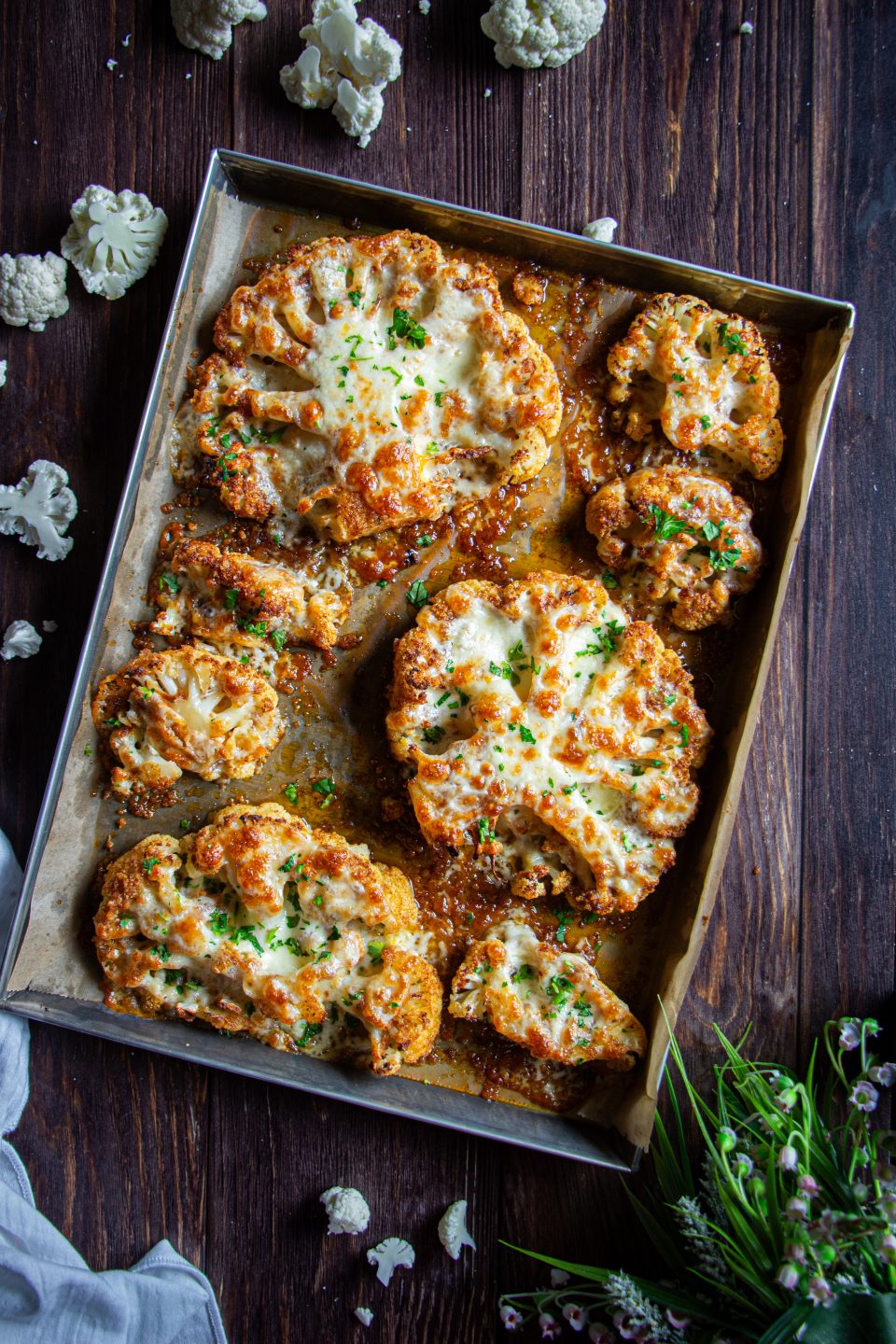 Cavolfiore al forno gratinato