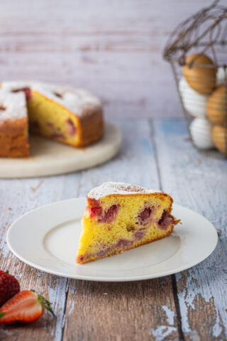 torta con fragole
