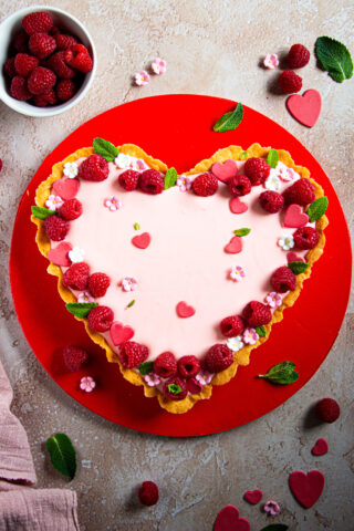 Crostata con cioccolato bianco