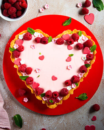 Crostata con cioccolato bianco