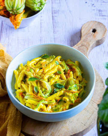 pasta ai fiori di zucca