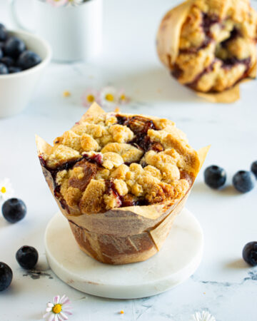 muffin ai mirtilli con crumbl